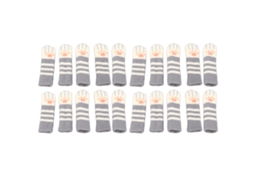 Tampas Para Pés De Móvel Em Forma De Pata De Gato (pacote Com 20, Tecido Tricotado Espessado De Dupla Camada)