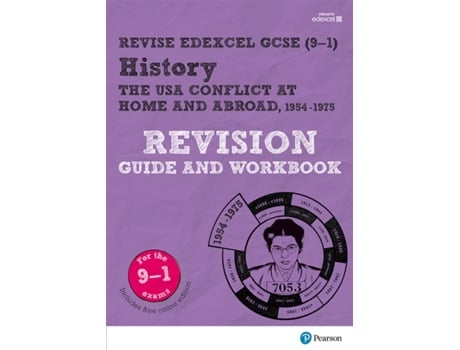 Livro pearson revise edexcel gcse (9-1) history the usa revision guide and workbook de victoria payne (inglês)