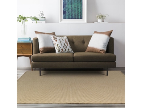 Tapete LIVABLISS de Juta Boho Marrom Claro 200x275 Becki Owens x Livabliss