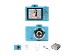 Câmera Digital 48mp Para Crianças Adolescentes Estudantes Vídeo 2.5k 2.8" Zoom 16x Antissacudida Presente Aniversário Natal