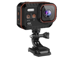 Câmera Subaquática Hd 4k Com Controle Remoto E Capacete À Prova Dágua