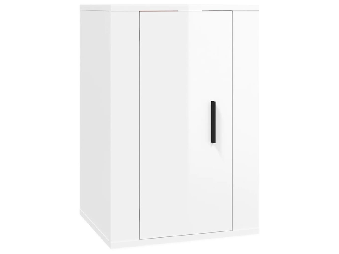 Wall Mounted Tv Cabinet, Wall Mounted Tv Cabinets Vidaxl Branco Madeira Processada (40 X 34.5 X 60 Cm)