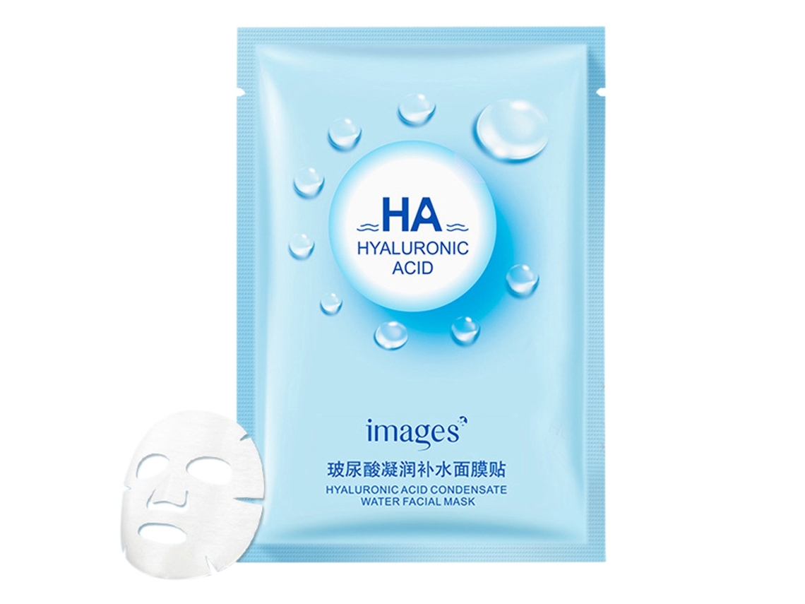 Máscara Facial De Ácido Hialurônico Com Umectação E Redução De Poros