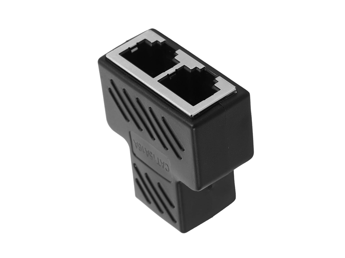 Conector De Cabo De Rede Em Pvc Com Divisor Ethernet Para Conexão