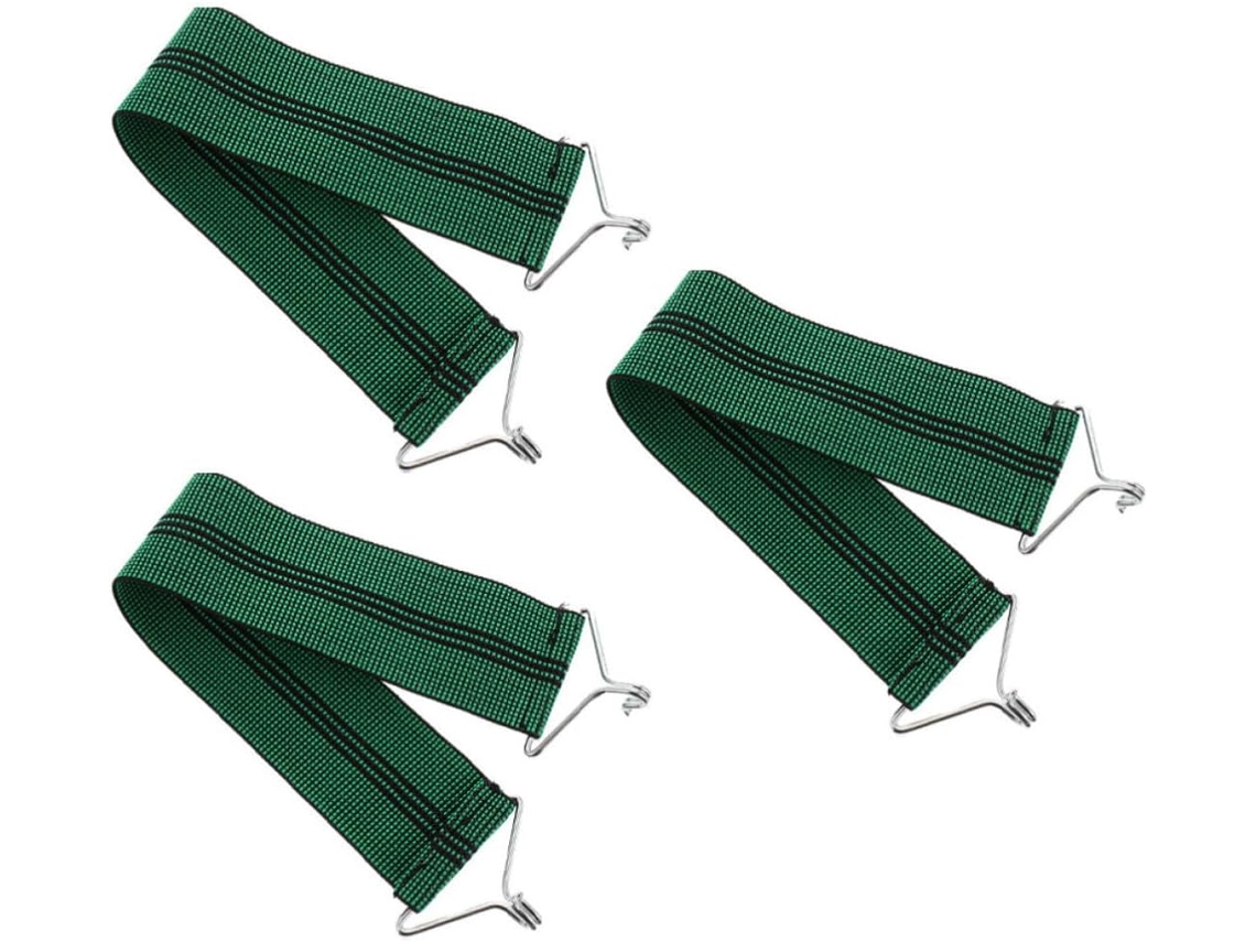 Kichouse Cintas Elásticas de Reforço na Cor Verde para Cadeiras de Descanso, Kit de 3 Peças,s a Rupturas e Rasgos para CHABERLU