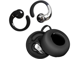 Auriculares Desportivos Sem Fios Bluetooth Tws Gancho De Orelha Microfone Para Chamadas Estojo De Carregamento Azul Lurelia