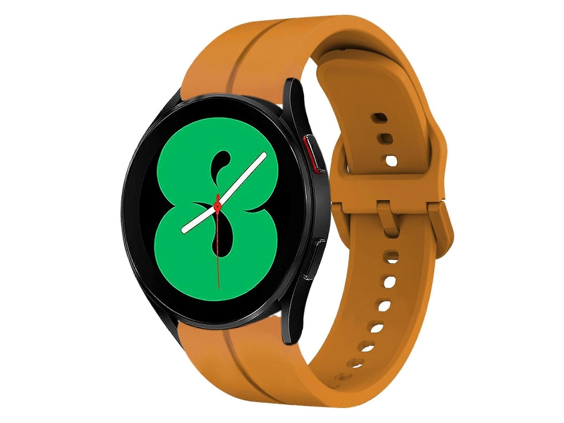 Pulseira De Silicone Com Laço De 20 Mm Para Samsung Galaxy Watch4