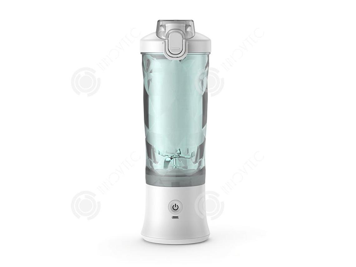 Inn Espremedor De Frutas Elétrico 600ml Potência Poderosa Dupla Finalidade Design Com Tampa Seis Lâminas Inoxidáveis Branco Innovtec