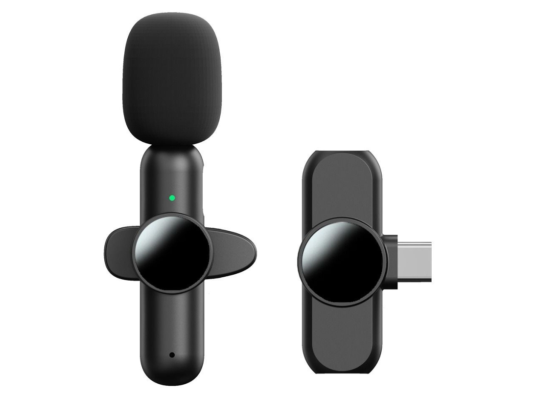 Microfone De Lapela Sem Fio Mini Mic Tipo 1to1 1to Aquaforge