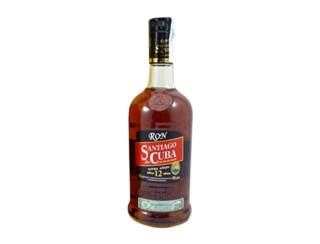 Rum CUBA RON Santiago de Cuba Extra Añejo 12 Anos (0.7 L - 1 Unidade)