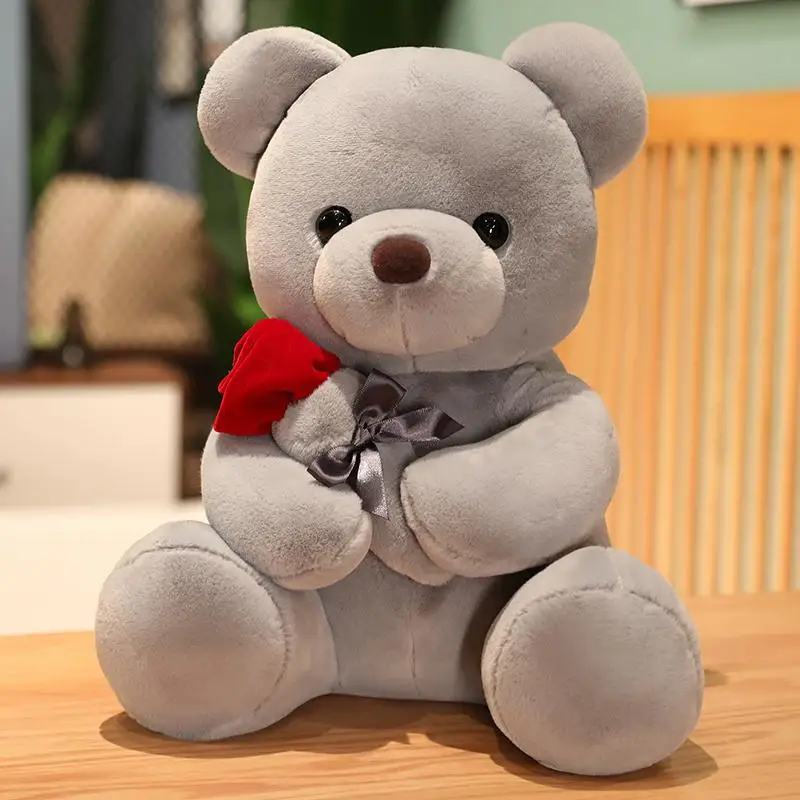 Urso de Pelúcia Rosa Fofo, Urso de Pelúcia para Abraçar MDUG (tipo B, 25 Cm)