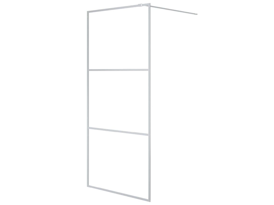 Shower Wall, Shower Walls Vidaxl Prateado Vidro (90 X 195 Cm)
