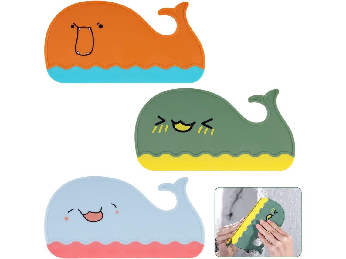 Raspador De Silicone Para Chuveiro, Raspador De Gelo Pequeno, Raspador De Vidro Para Chuveiro