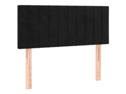 Headboard, Headboards Vidaxl Preto Veludo (80 Cm)