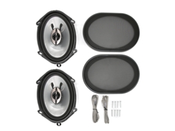 Aetheria 2pcs Alto falantes Coaxiais para Carro 380w 5x7 Polegadas com Dissipador de Calor e Cabos
