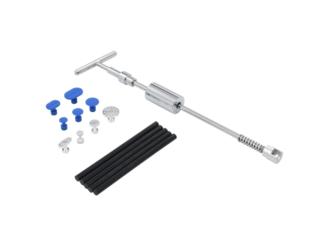 Vidaxl 15 Pcs Conjunto De Reparação De Mossas Sem Repintura