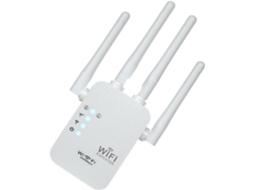 Repetidor Wi-fi De 300m Para Uso Doméstico, Amplificador Sinal Com