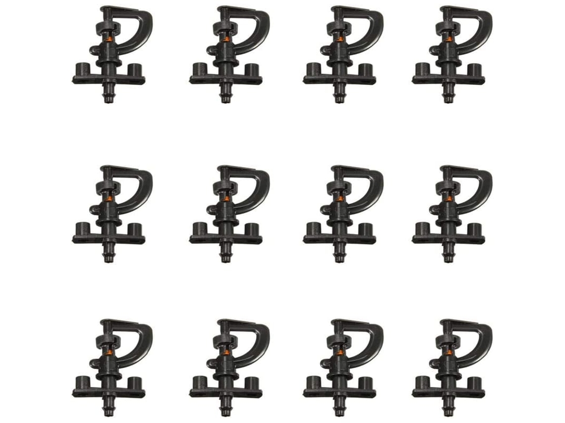 Bico De Irrigação Rotativo 360 Graus Microaspersor G Conexão Suspensa (12pcs)