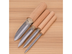 4 Piezas Cutter De Cerâmica Ferramentas De Modelagem E Gravura Diy Para Escultura Arcilla Cutter Semi Circular