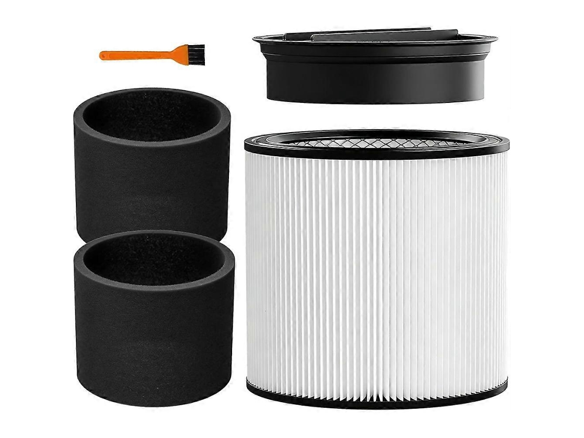 Filtro De Reposição 90304, Capa De Espuma 90585 Para Filtro Shopvac 90304 90350 90333 90585, Compatível Com A Maioria Dos Aspiradores De 5 Galões.
