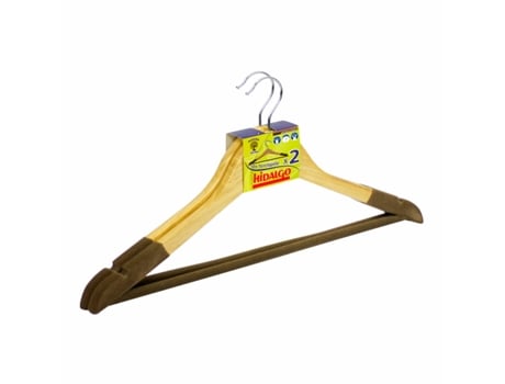 Cabides Hidalgo Madeira Natural (2 Unidades)