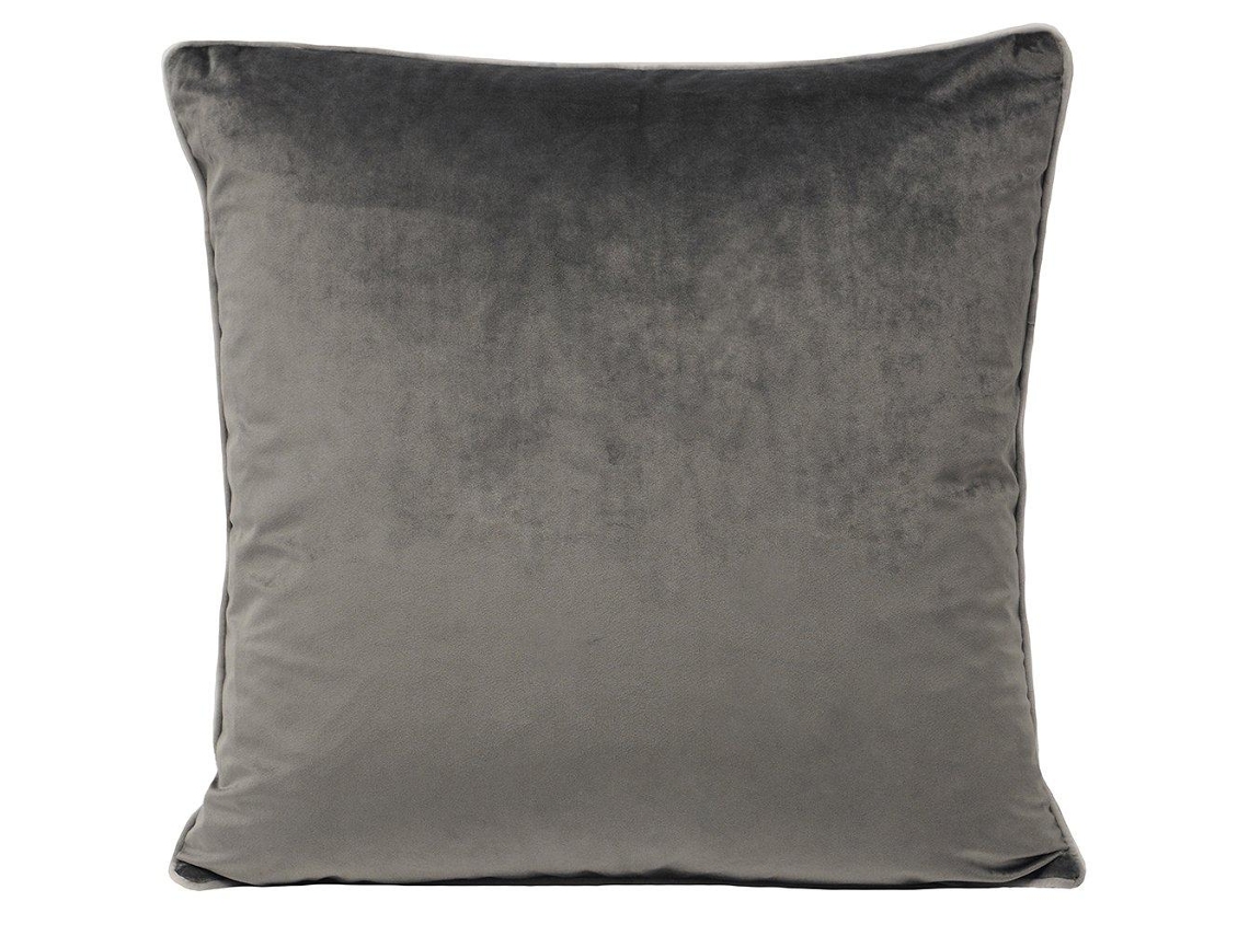 Capa De Almofada Paoletti Meridian 55x55cm Cinza Carvão/cinza Pomba