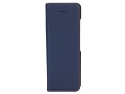 Capa de Couro LAXISCREED Samsung Fold Azul Escuro
