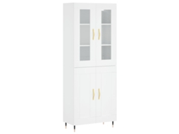 Maison Exclusive - Armário Alto 69,5x34x180 Cm Derivados De Madeira Branco