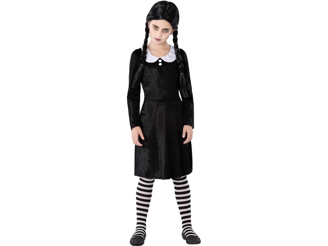 Fato de Menina DISFRAZZES Menina Tenebrosa (Tam: 7 a 9 anos)