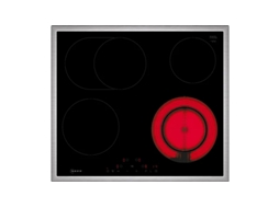 T16Sdf9L0 Placa Preto Embutido 60 Cm Cerâmica 4 Zonas NEFF