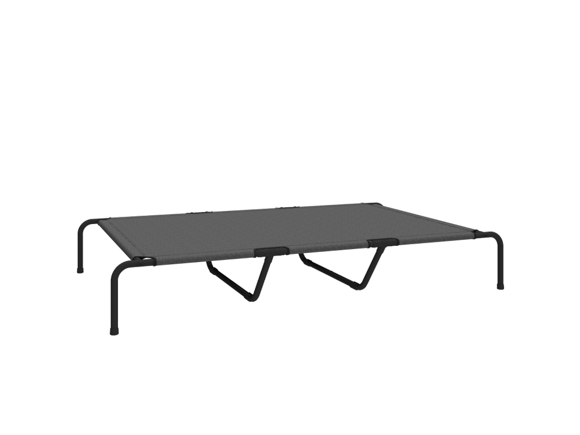 Cama Elevada Aço Tela Lavável Cinza 152x94x23 VOLTEDGE