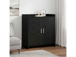 Vidaxl Buffet Carvalho Preto 72 X 36 X 80 Cm Derivados De Madeira