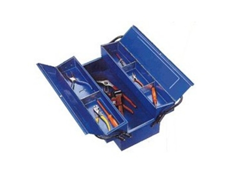 Caixa de Ferramentas Metálica 3 Comp.34X21,5X19Cm ARZ