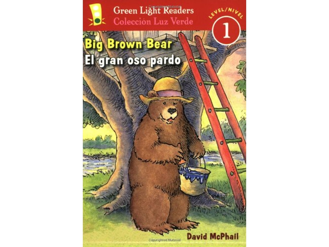 Livro Big Brown BearEl gran oso pardo de David Mcphail (Inglês)