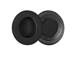 1 Par De Almofadas De Substituição Rotativas E De Encaixe Para Razer Kraken Pro V2, Pretas, Couro Proteico, Tecido De Seda Gelada Ushion