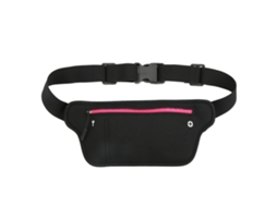 Cinto de Corrida, Neoprene, Bolsos, Porta celular, Cor Vermelha AQUAFORGE