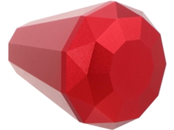 Manopla de câmbio manual, liga de alumínio, formato diamante, ergonômica