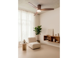 Create - Wind Calm - Ventilador De Teto Silencioso De 40 W Com Pás Técnicas Em Abs De Vários Tamanhos