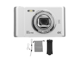 Câmera Digital 4k 50mp Com Zoom Digital 8x, Tela De 2.4 Polegadas E Gravação Hd, Portátil