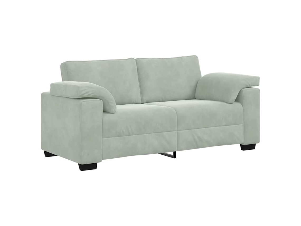 Loveseat Sofa, Loveseat Sofas Vidaxl Cinzeto Veludo (n/a)
