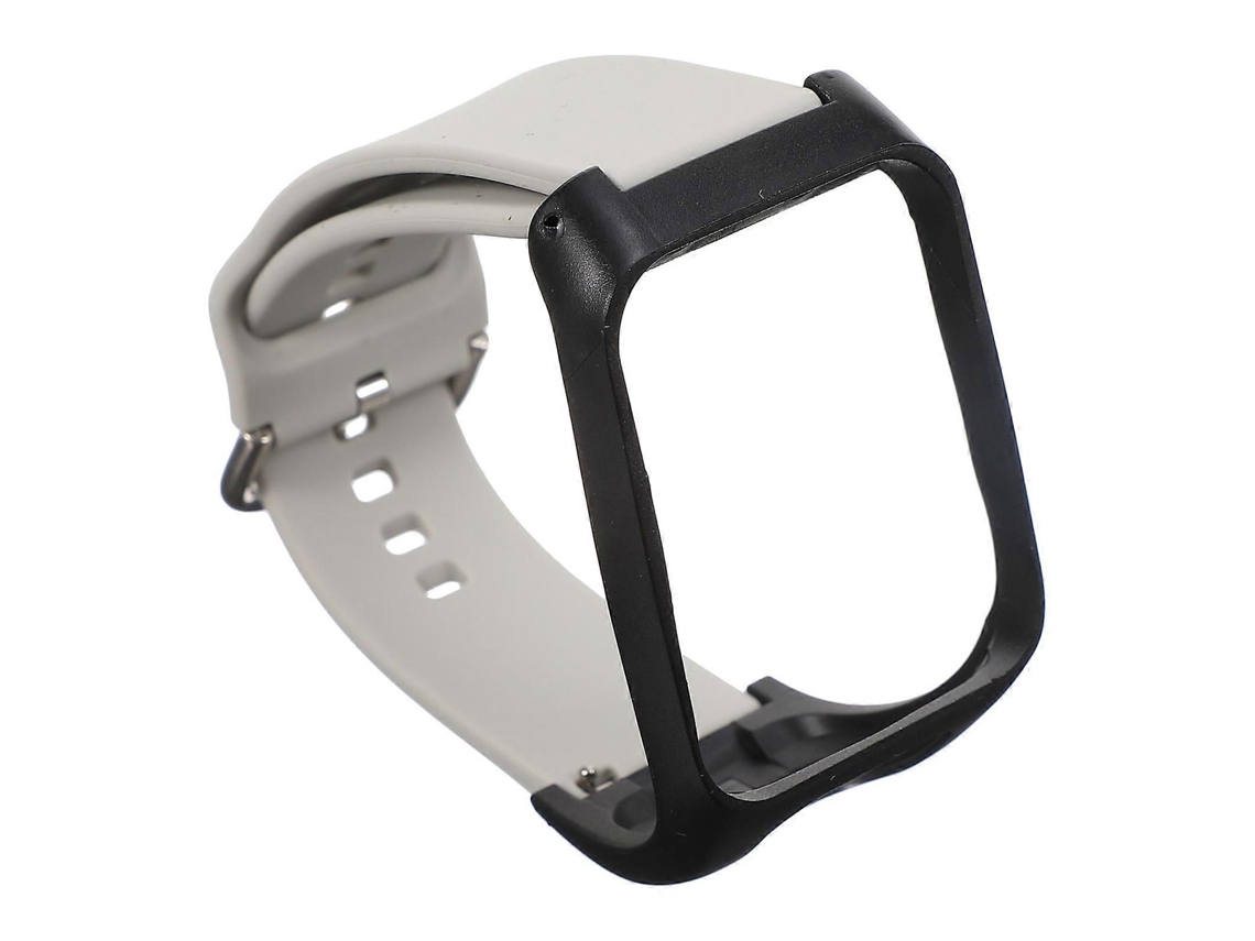 Pulseira De Silicone Cinza Para Smartwatch, Compatível Com Runner3/adventurer, Ajustável.