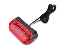 Luz de Freio de Bicicleta 48V Luz Traseira de Freio de Bicicleta Elétrica de Advertência Led Sinal de Mudança e Luz de Freio de Bicicleta A135