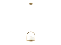 Ledsc4 Coco - Candeeiro Suspenso 175x175x1900mm, Aço, Cor Prata, Led 9w