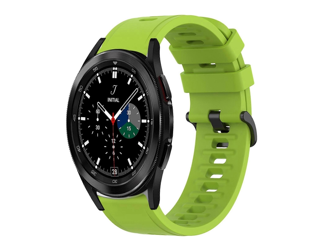 Pulseira De Silicone Macio De Cor Sólida Para Samsung Galaxy Watch 4 40mm 20mm