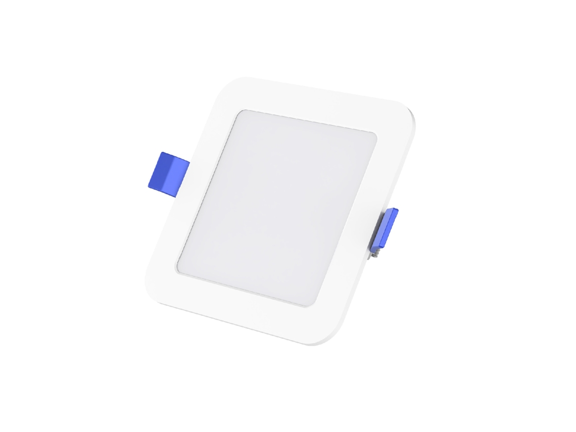 Placa Led 6w Quadrada Solid Corte 110x110 Mm  3000k Triac Branco Quente