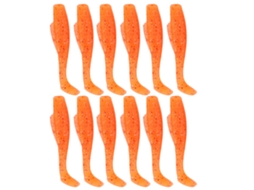 Isca Artificial de Silicone T Tail 6pcs/set 2set