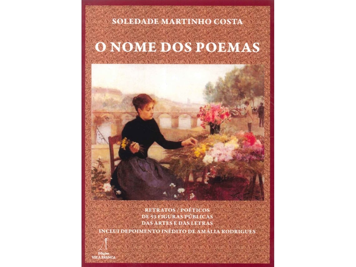 Livro O Nome dos Poemas de Soledade Martinho Costa