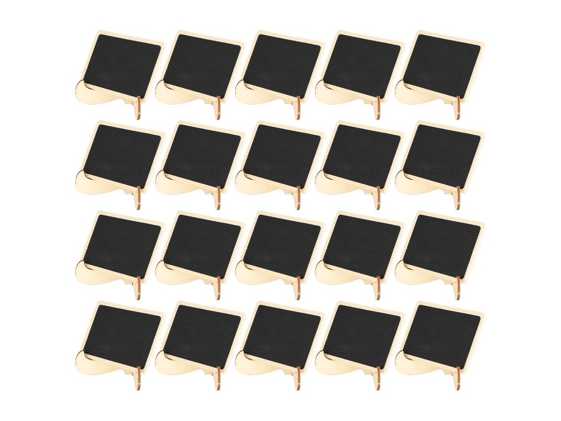 2 Conjuntos De Mini Pizarras De Madera Rectangulares Pequeñas Para Bodas Y Fiesta