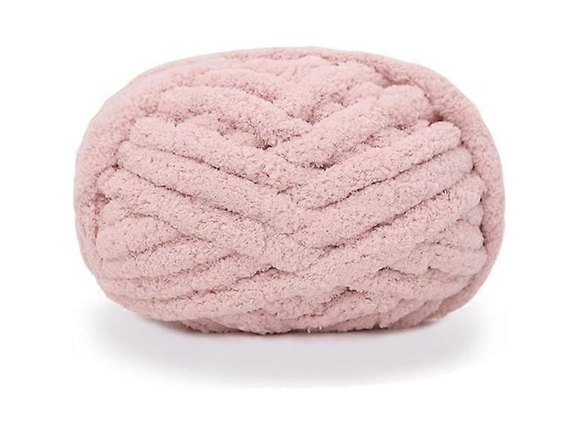 Lurelia Fio Chenille Grosso Macio Poliéster 2 Cm 226 G Para Tricô Crochê Mantas Artesanais