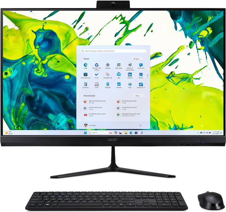 All in One ACER Aspire C27A-GRPL (27'' - Intel Core 5 120U - RAM: 16 GB - 1 TB - Intel Graphics)